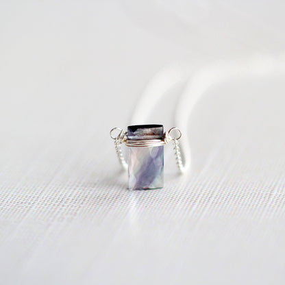 Fluorite Baguette Necklace
