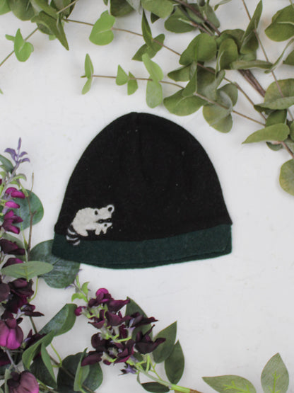 Raccoon Cashmere Hat - Toddler
