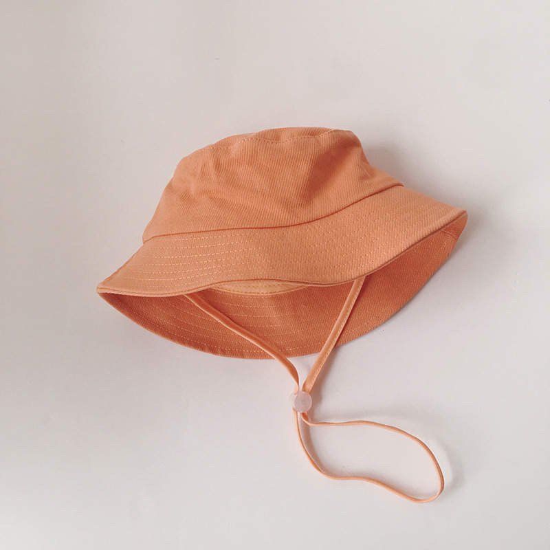 Kids Linen Sun Hat – Fisherman Bucket Hat for Toddlers with Adjustable Strap