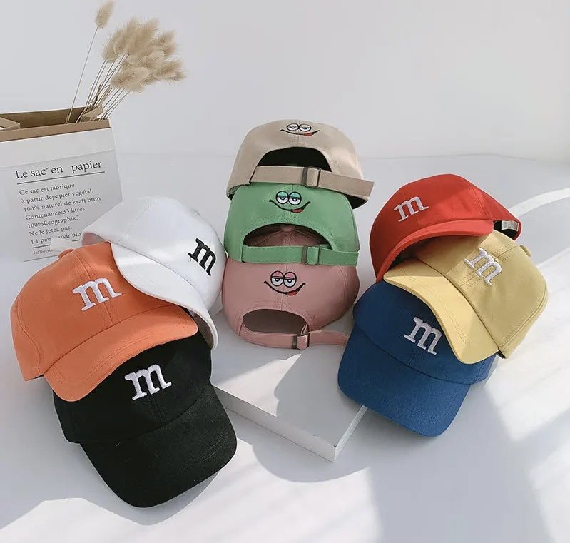 M&M Inspired Kids Baseball Hat – Toddler Sun Cap with Adjustable Strap (Ages 1–4)