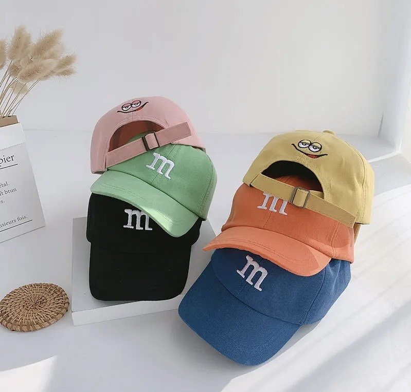M&M Inspired Kids Baseball Hat – Toddler Sun Cap with Adjustable Strap (Ages 1–4)