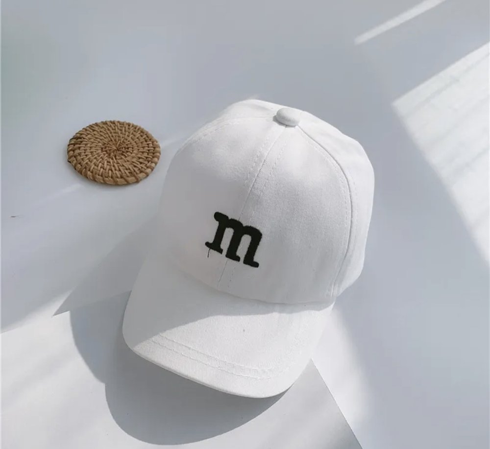 M&M Inspired Kids Baseball Hat – Toddler Sun Cap with Adjustable Strap (Ages 1–4)