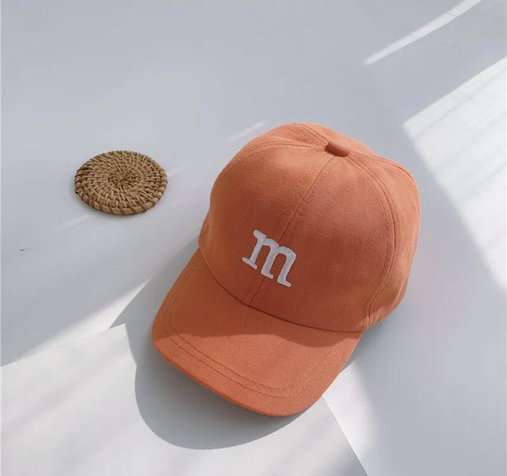 M&M Inspired Kids Baseball Hat – Toddler Sun Cap with Adjustable Strap (Ages 1–4)