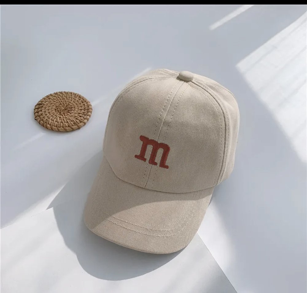 M&M Inspired Kids Baseball Hat – Toddler Sun Cap with Adjustable Strap (Ages 1–4)