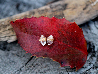 Herkimer Diamond Studs - Larger Size