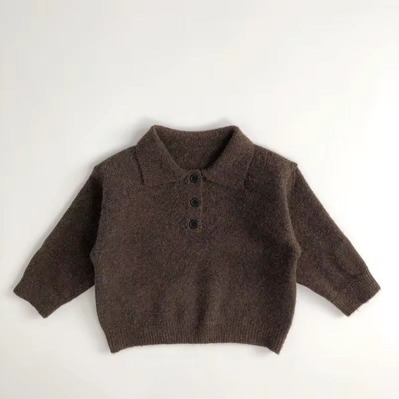 Premium Organic Cotton Toddler Sweater | Made in Peru