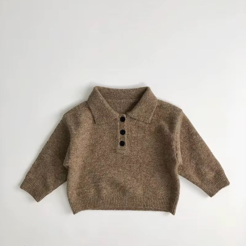 Premium Organic Cotton Toddler Sweater | Made in Peru
