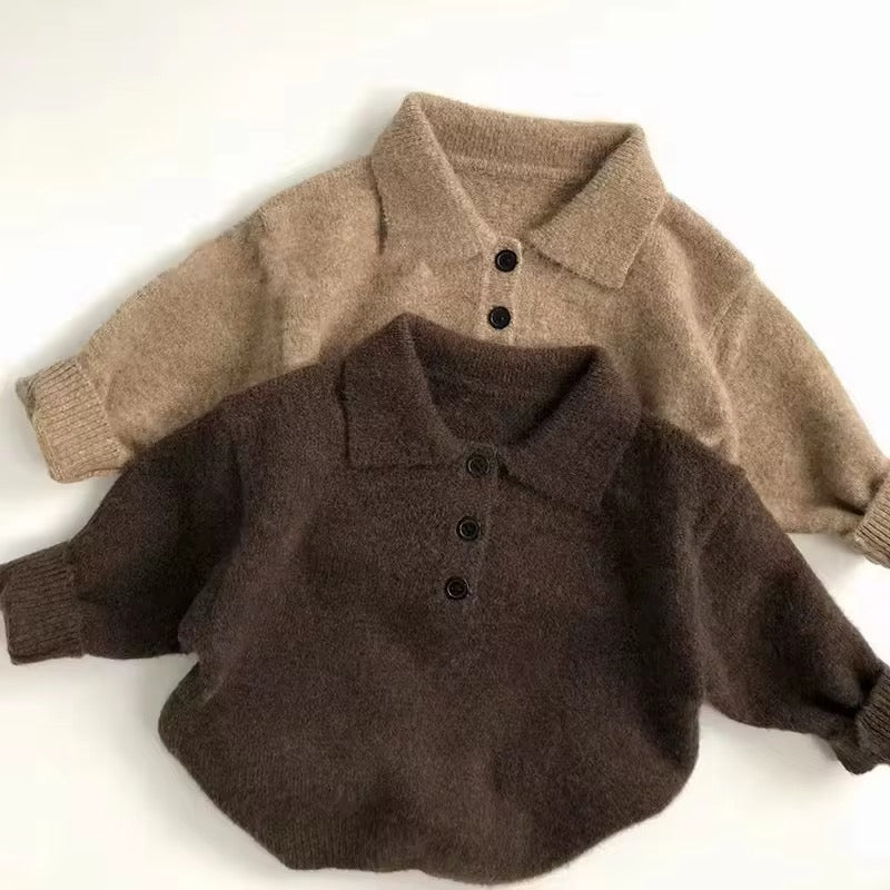 Premium Organic Cotton Toddler Sweater | Made in Peru