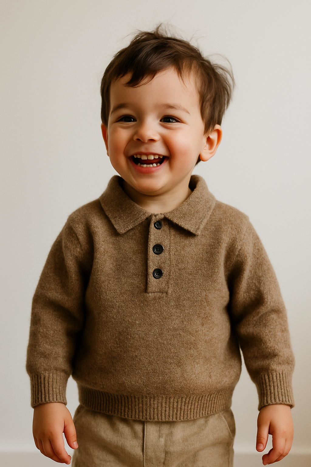 Premium Organic Cotton Toddler Sweater | Made in Peru