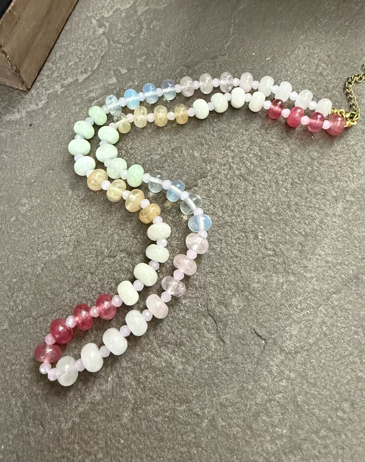 Solene Beaded Necklace