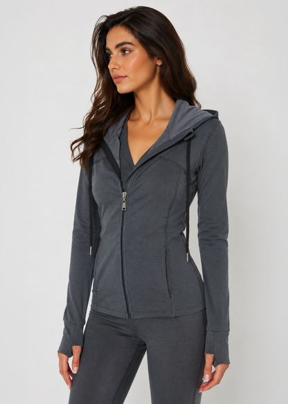 Contour Zip Hoodie Made in USA