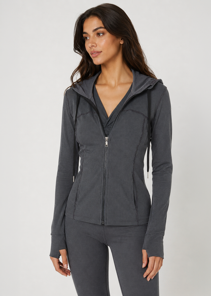 Contour Zip Hoodie Made in USA
