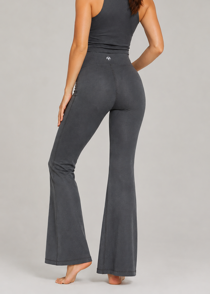 Cross Front Flare Leggings Made in USA