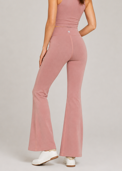 Cross Front Flare Leggings Made in USA