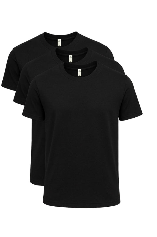 3 pack Extra Soft Medium Weight Short Sleeve T-Shirts – Mashh Gear