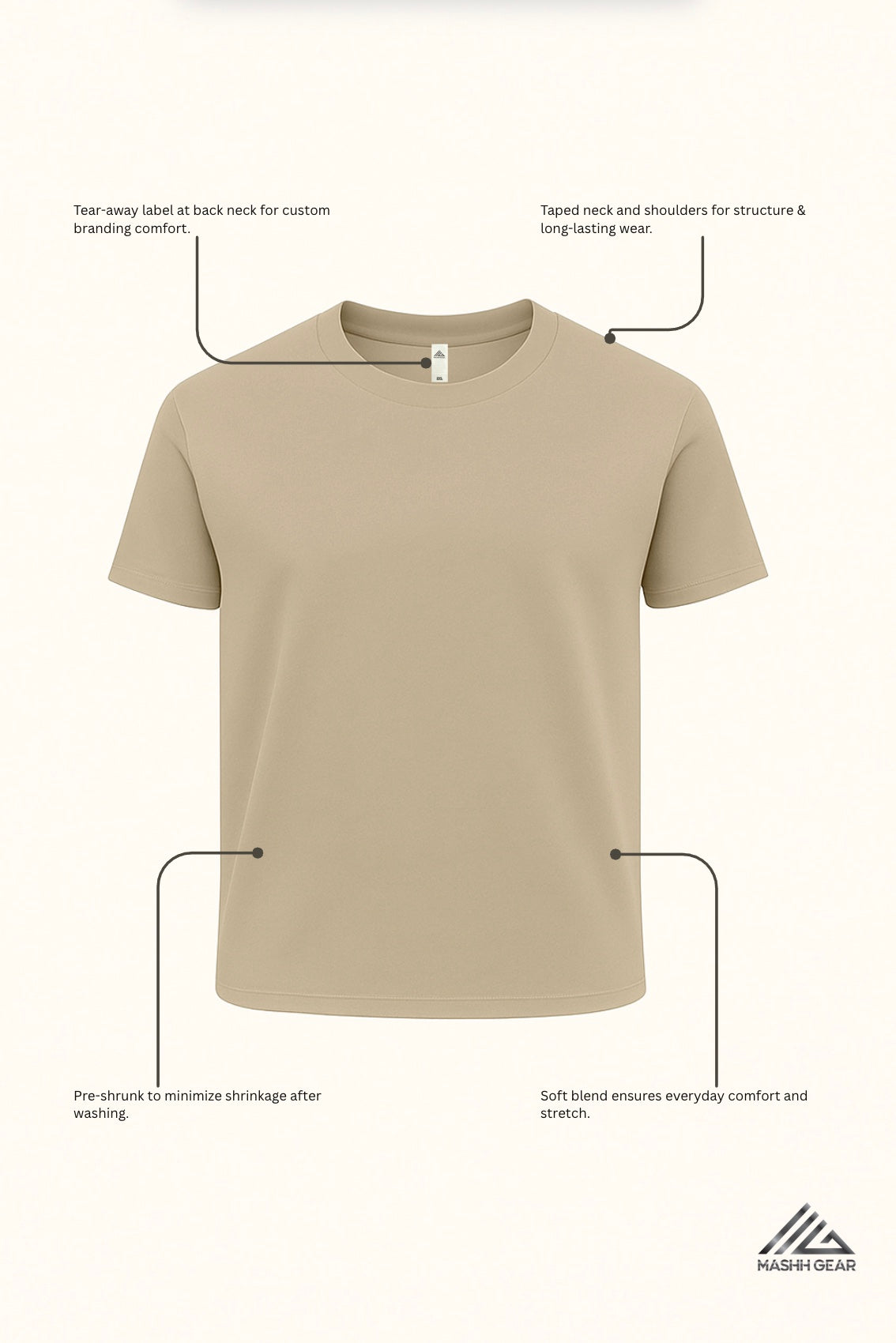 3 pack Extra Soft Medium Weight Short Sleeve T-Shirts – Mashh Gear