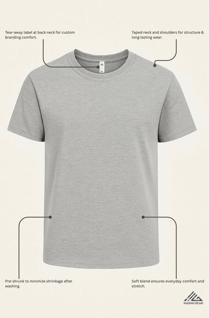 3 pack Extra Soft Medium Weight Short Sleeve T-Shirts – Mashh Gear
