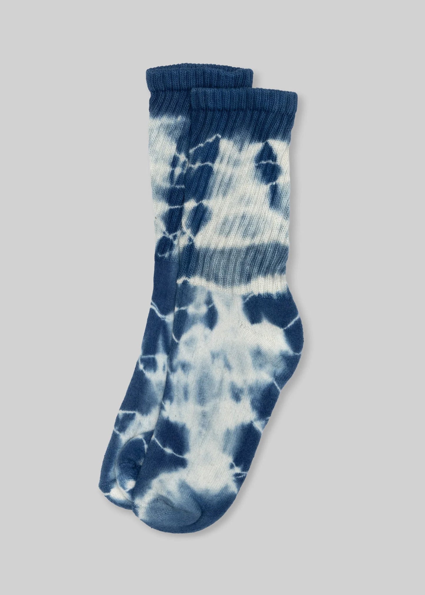 Indigo-Dyed Retro Crew