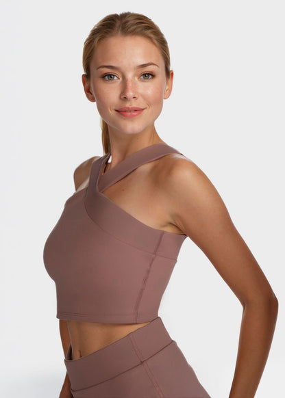 Criss Cross Tennis Crop Top Made in USA