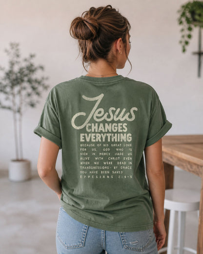 Jesus Change Everything Tee