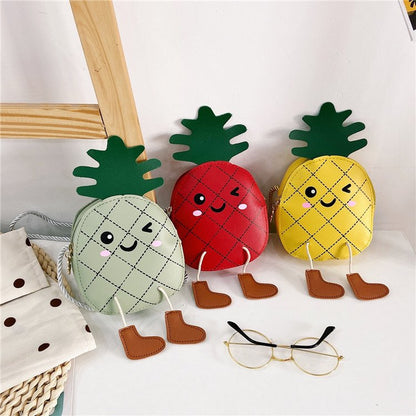 Kids’ Crossbody Bag, Best Gift for Kids | Handbag for Girls | Pineapple