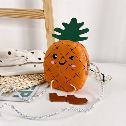 Kids’ Crossbody Bag, Best Gift for Kids | Handbag for Girls | Pineapple