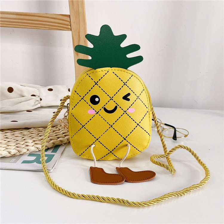 Kids’ Crossbody Bag, Best Gift for Kids | Handbag for Girls | Pineapple