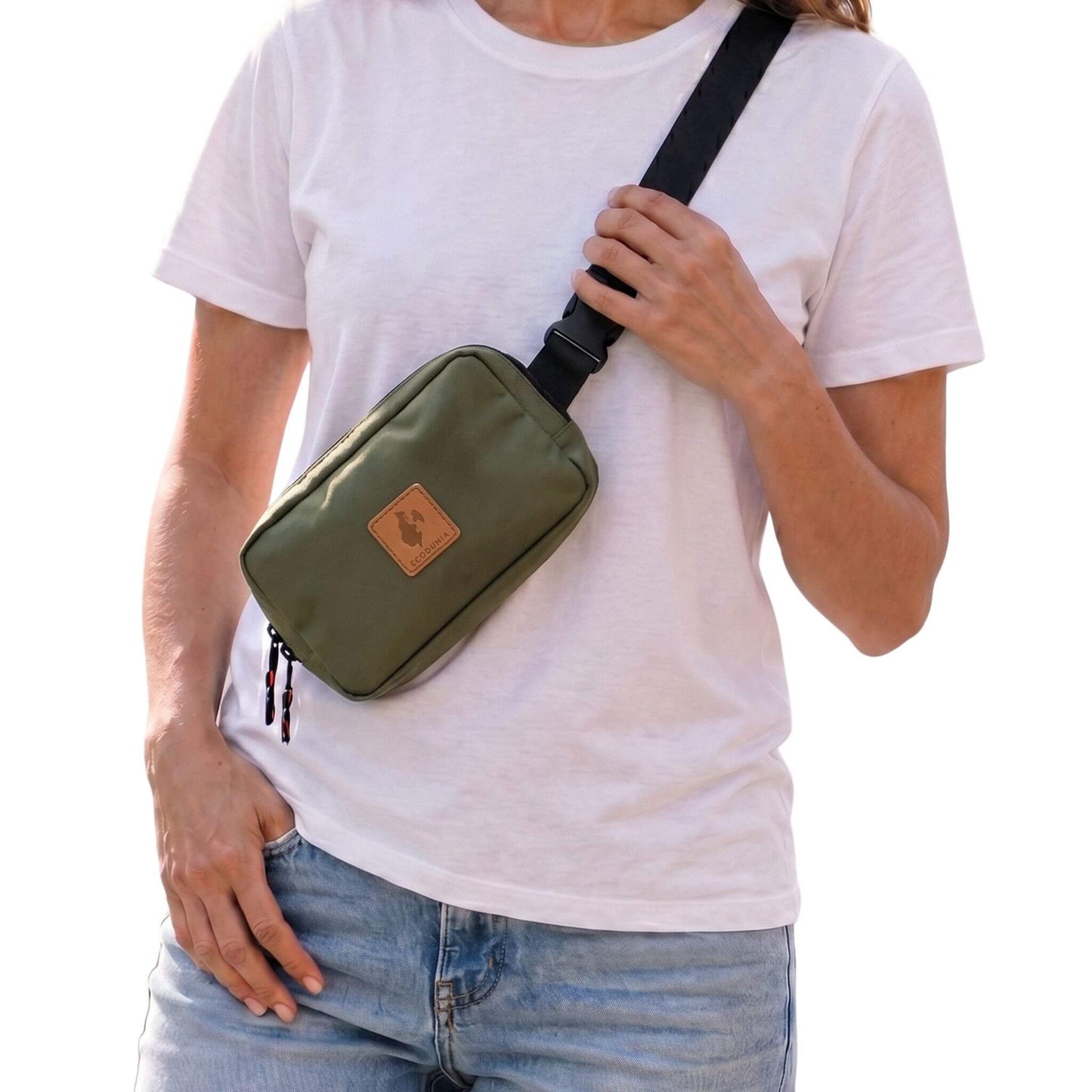 Canvas Crossbody Belt Bag Pouch, The Everywhere Belt Bag 1L