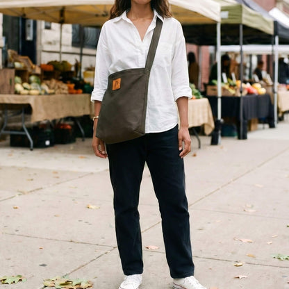 Canvas Carry-All Crossbody Bag | Amani