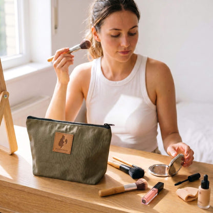 Ren Canvas Makeup Bag – Fair Trade Cosmetic & Toiletry Pouch