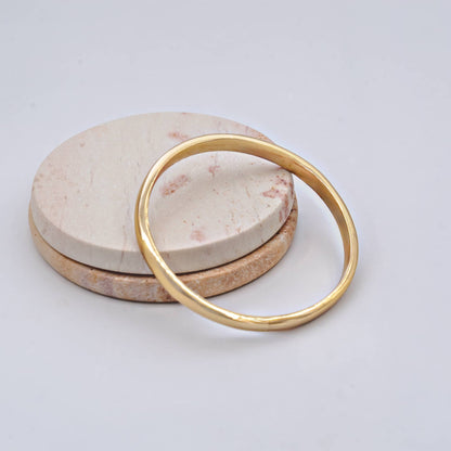 Pentagonal Brass Bangle Bracelet | Kito