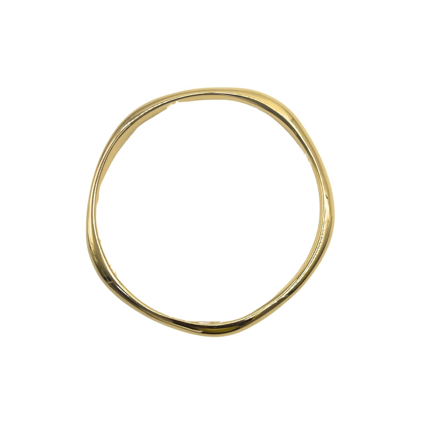 Pentagonal Brass Bangle Bracelet | Kito