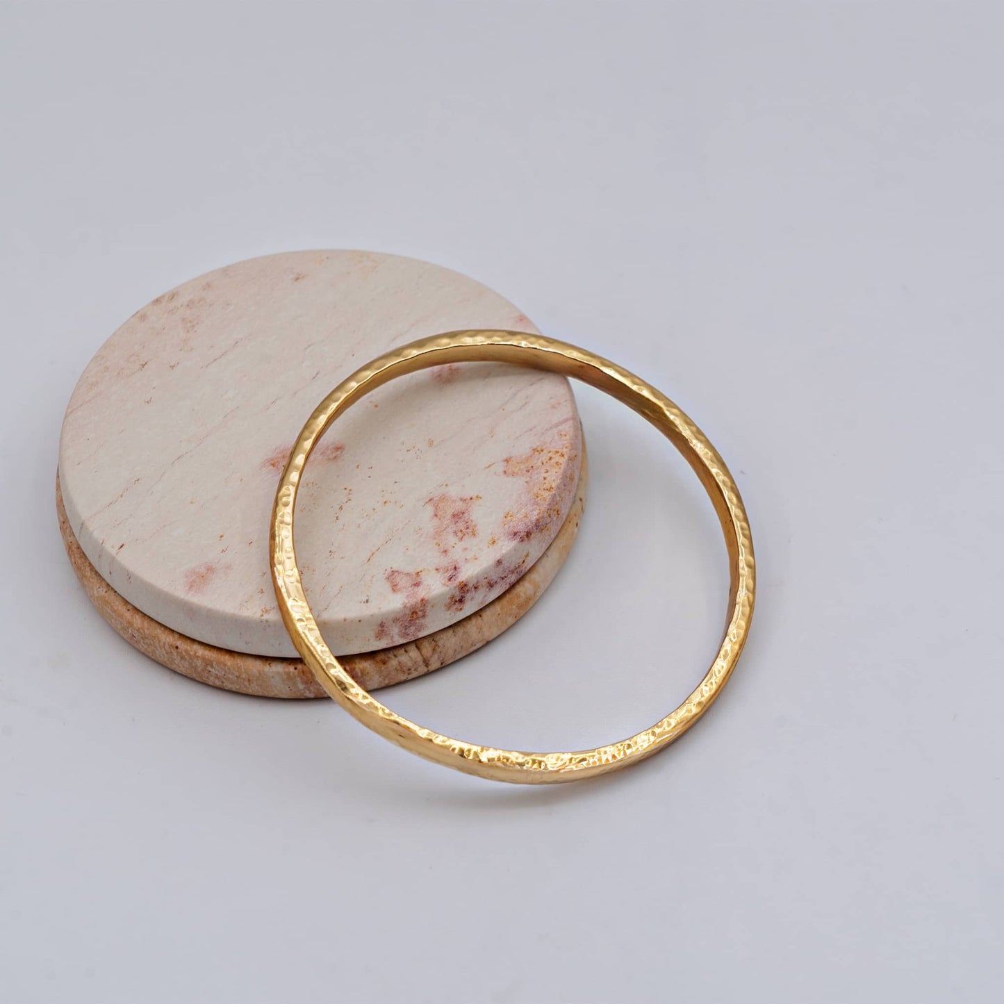 Pentagonal Brass Bangle Bracelet | Kito