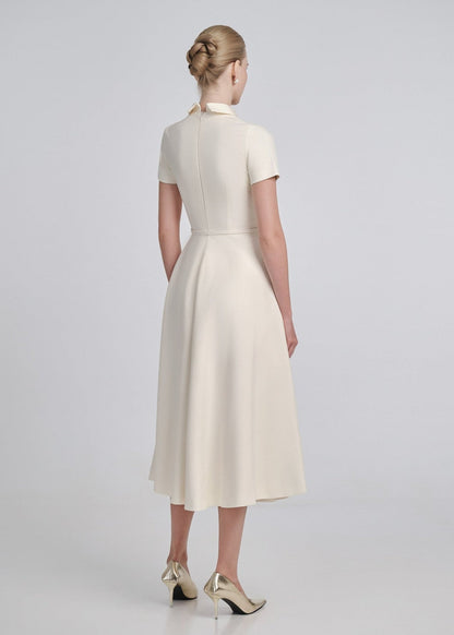 Polo Flared Midi Dress
