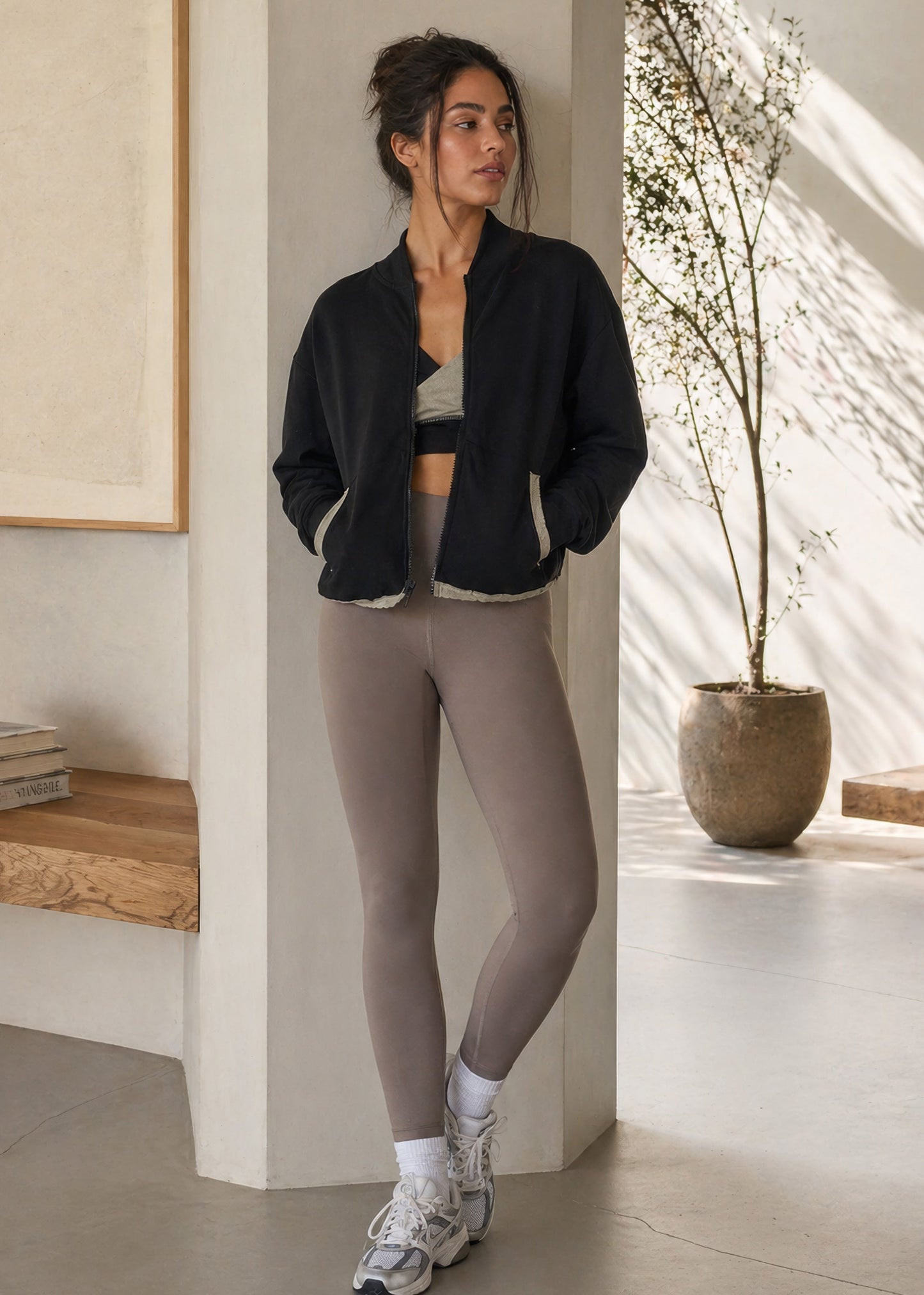 Lux Terry Crop Jacket Made in USA