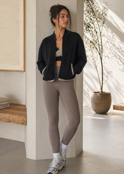 Lux Terry Crop Jacket Made in USA