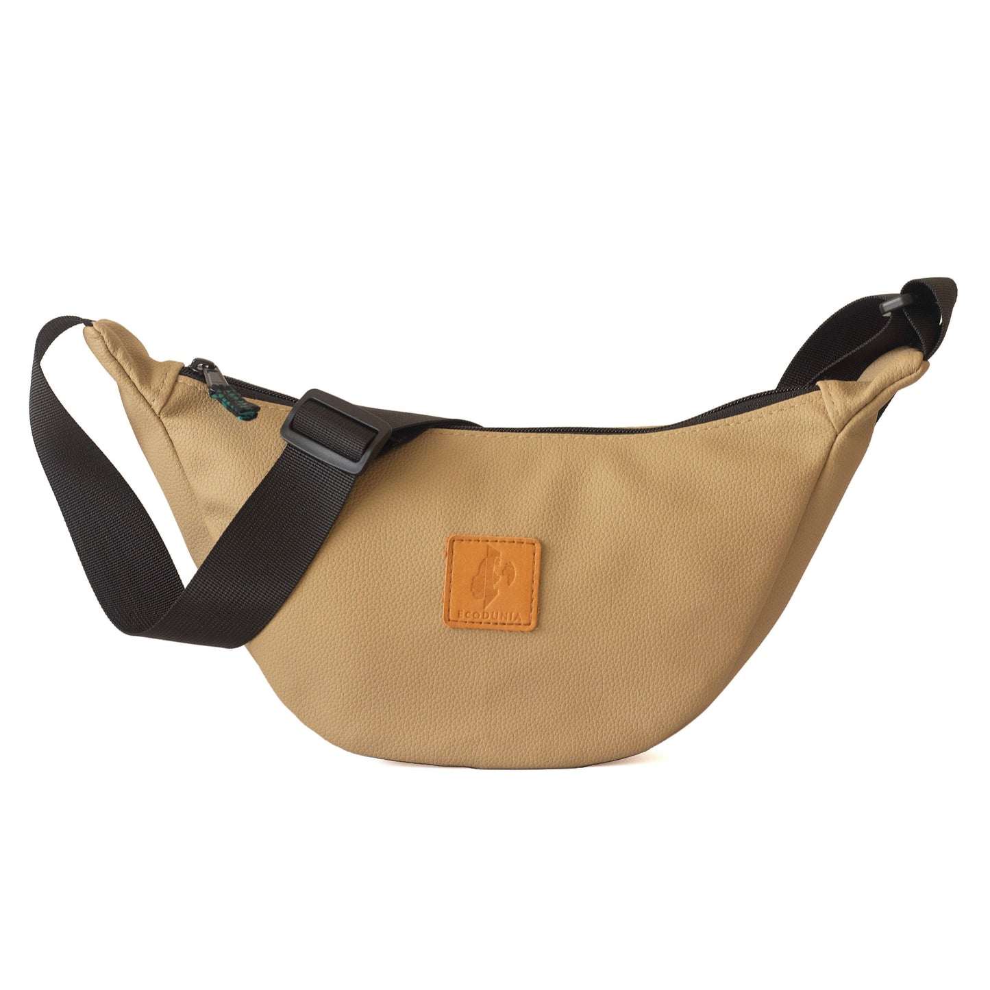 Round Mini Vegan Leather Crossbody Shoulder Bag