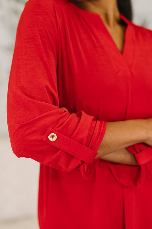 Lizzy Top in Red