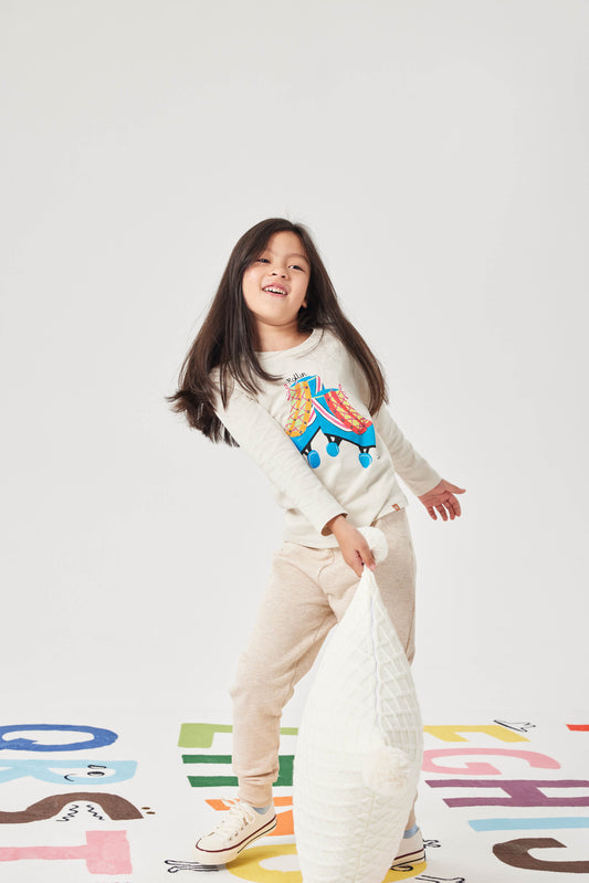 Retro Roller Skates Long Sleeve Tee