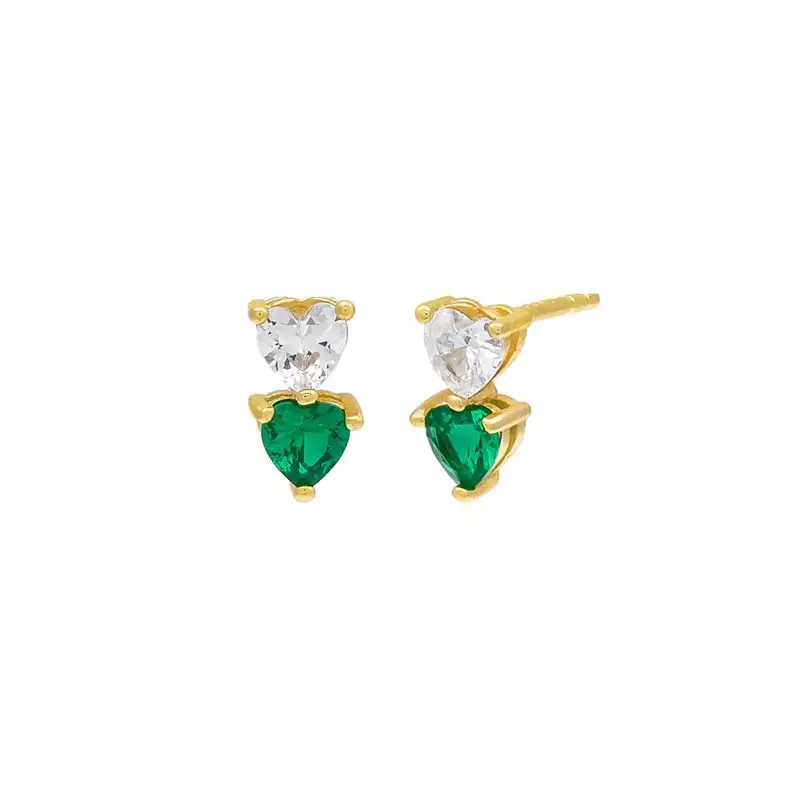 Lucky Earrings in Silver - Luck and Love Together!