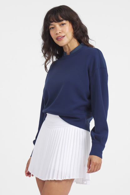 Crewneck Pullover | Blueberry