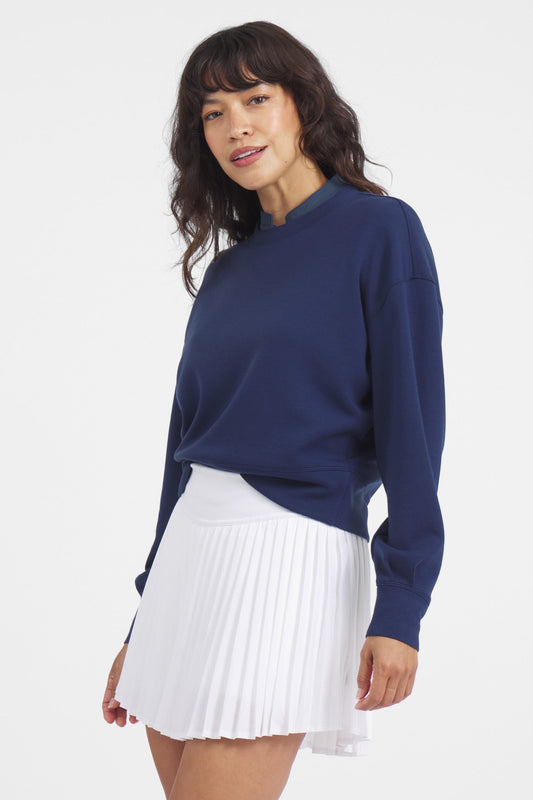 Crewneck Pullover | Blueberry