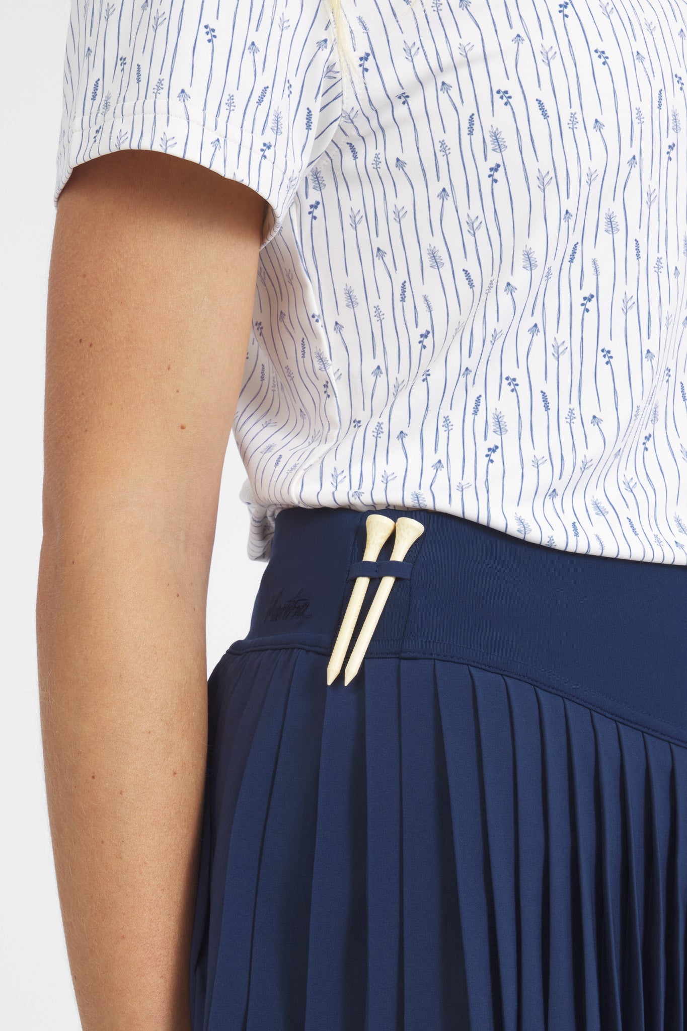 Pleated Skirt | Blueberry
