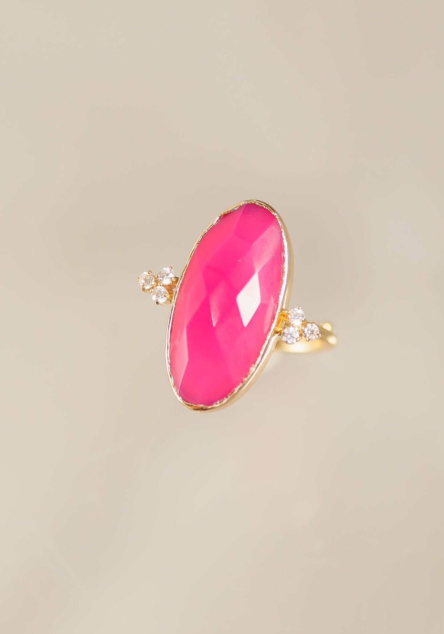 The Evelyn Ring Fuchsia