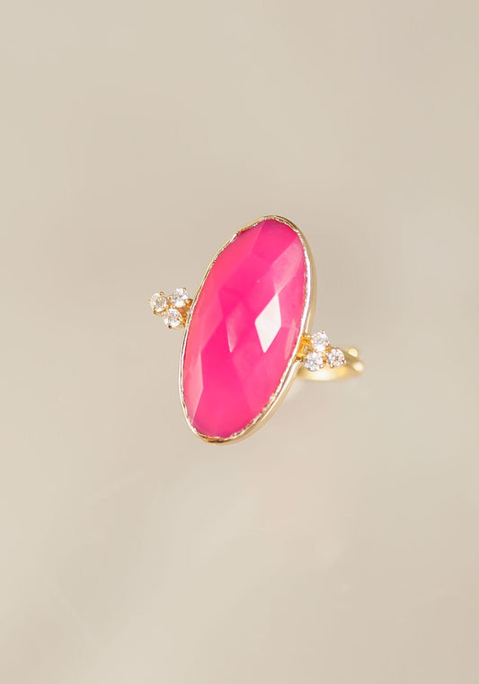 The Evelyn Ring Fuchsia