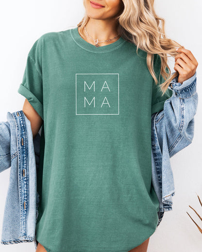 Mama Comfort Colors T Shirt (Square/Boxed)