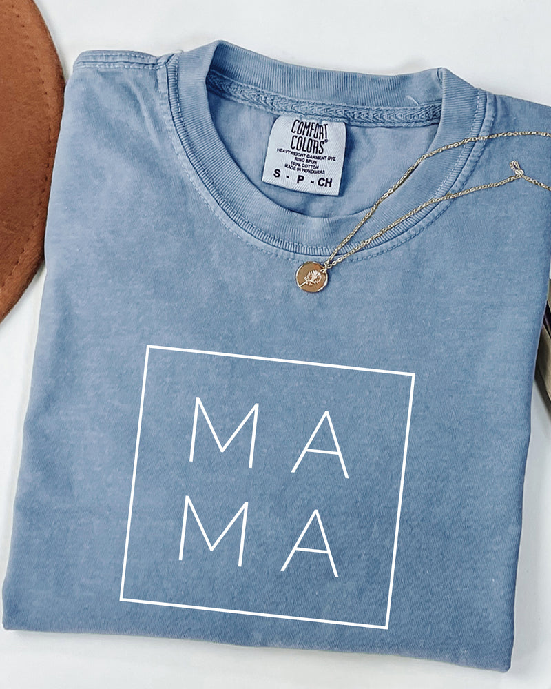 Mama Comfort Colors T Shirt (Square/Boxed)