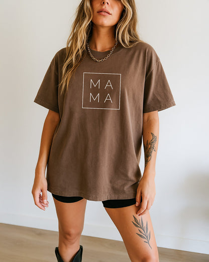 Mama Comfort Colors T Shirt (Square/Boxed)