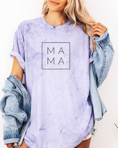 Mama Comfort Colors T Shirt (Square/Boxed)