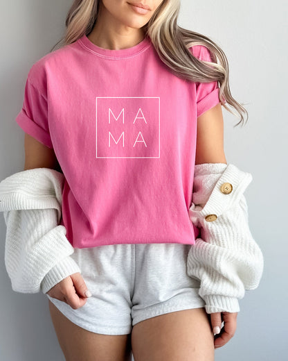 Mama Comfort Colors T Shirt (Square/Boxed)